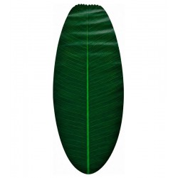 Trilho Para Mesa Folha 105 x 47cm Verde Mimo Style